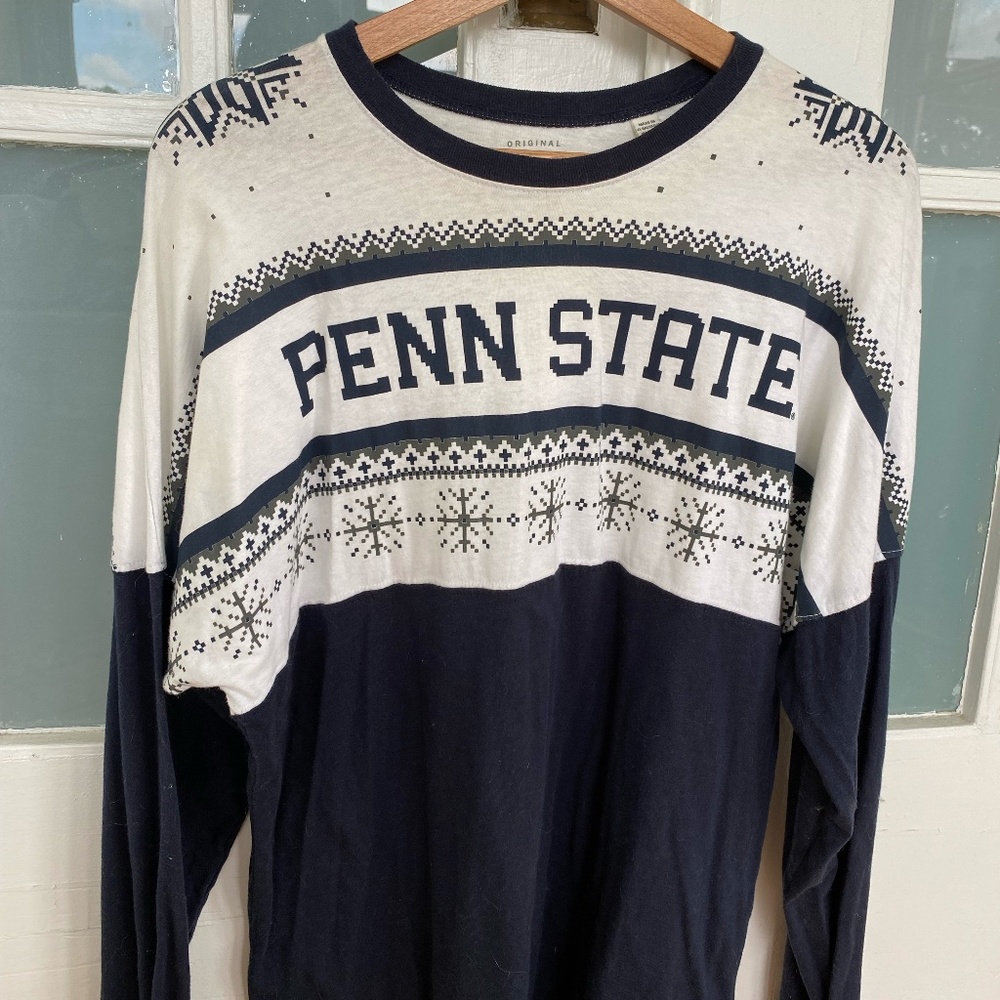 Wintery Penn State Long Sleeve Tee